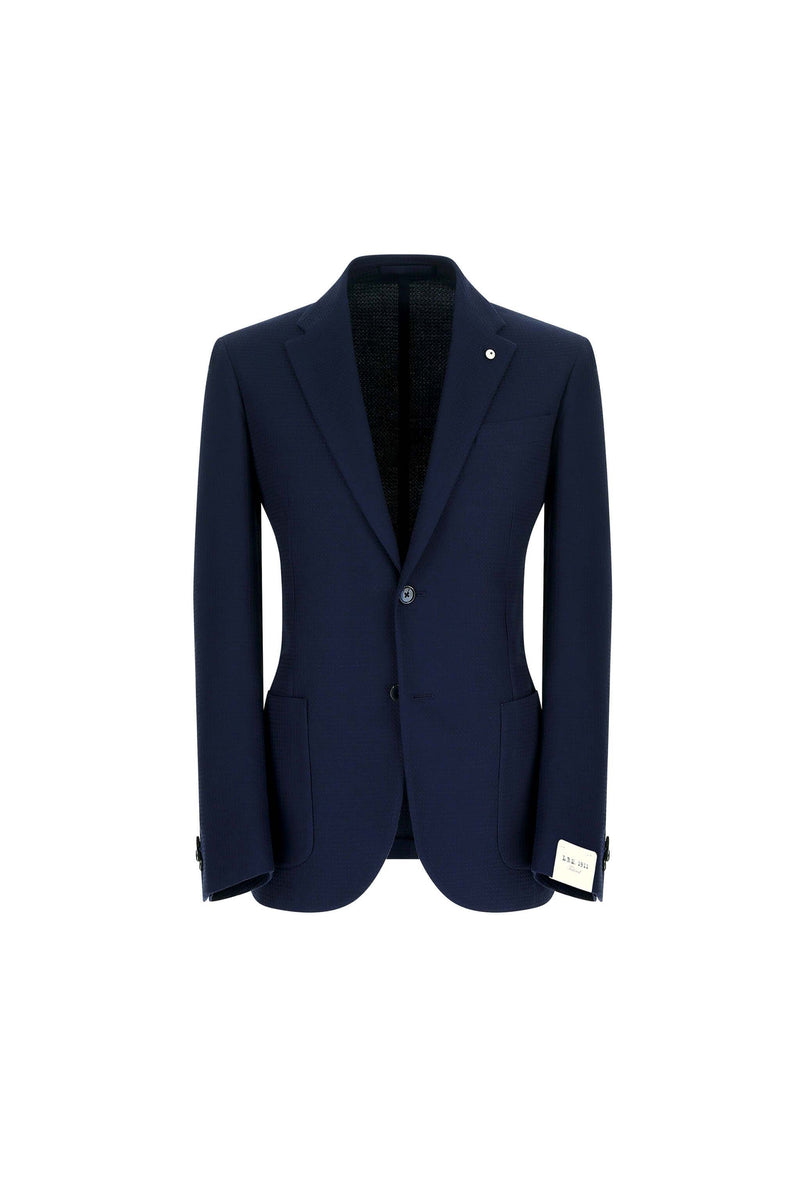 Lubiam Giacca JACK blu notte lavorata Giacca JACK blu notte lavorata In Vendita