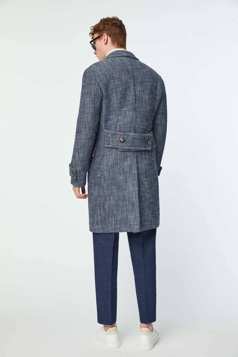 Lubiam Cappotto doppiopetto Sartorial Indigo Cappotto doppiopetto Sartorial Indigo Nuova