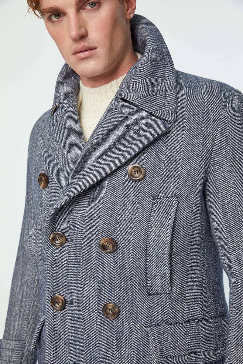 Lubiam Peacoat Sartorial Indigo Peacoat Sartorial Indigo Italia