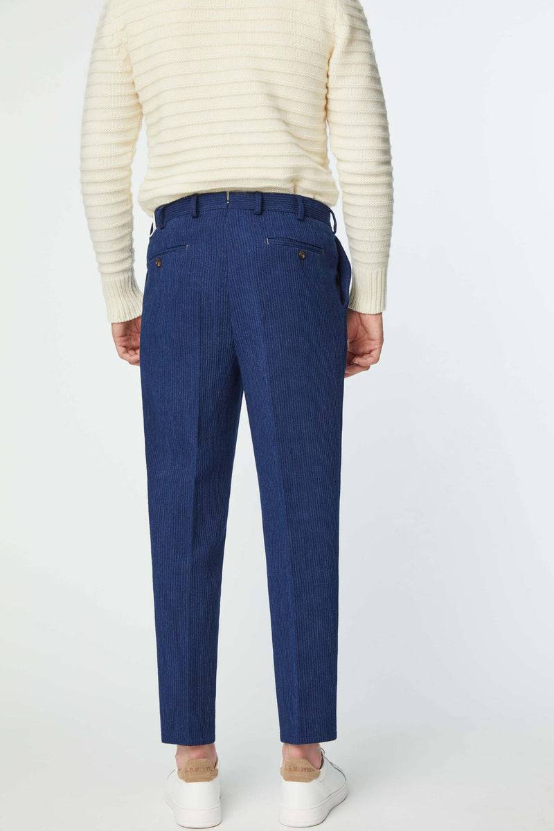 Lubiam Pantalone MILES Sartorial Indigo blu denim Pantalone MILES Sartorial Indigo blu denim 2025