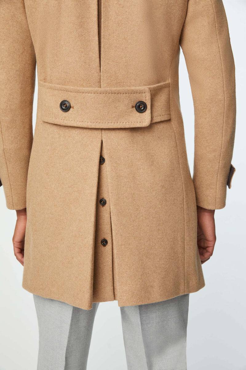 Lubiam Cappotto Chesterfield in jersey beige Cappotto Chesterfield in jersey beige Promozione