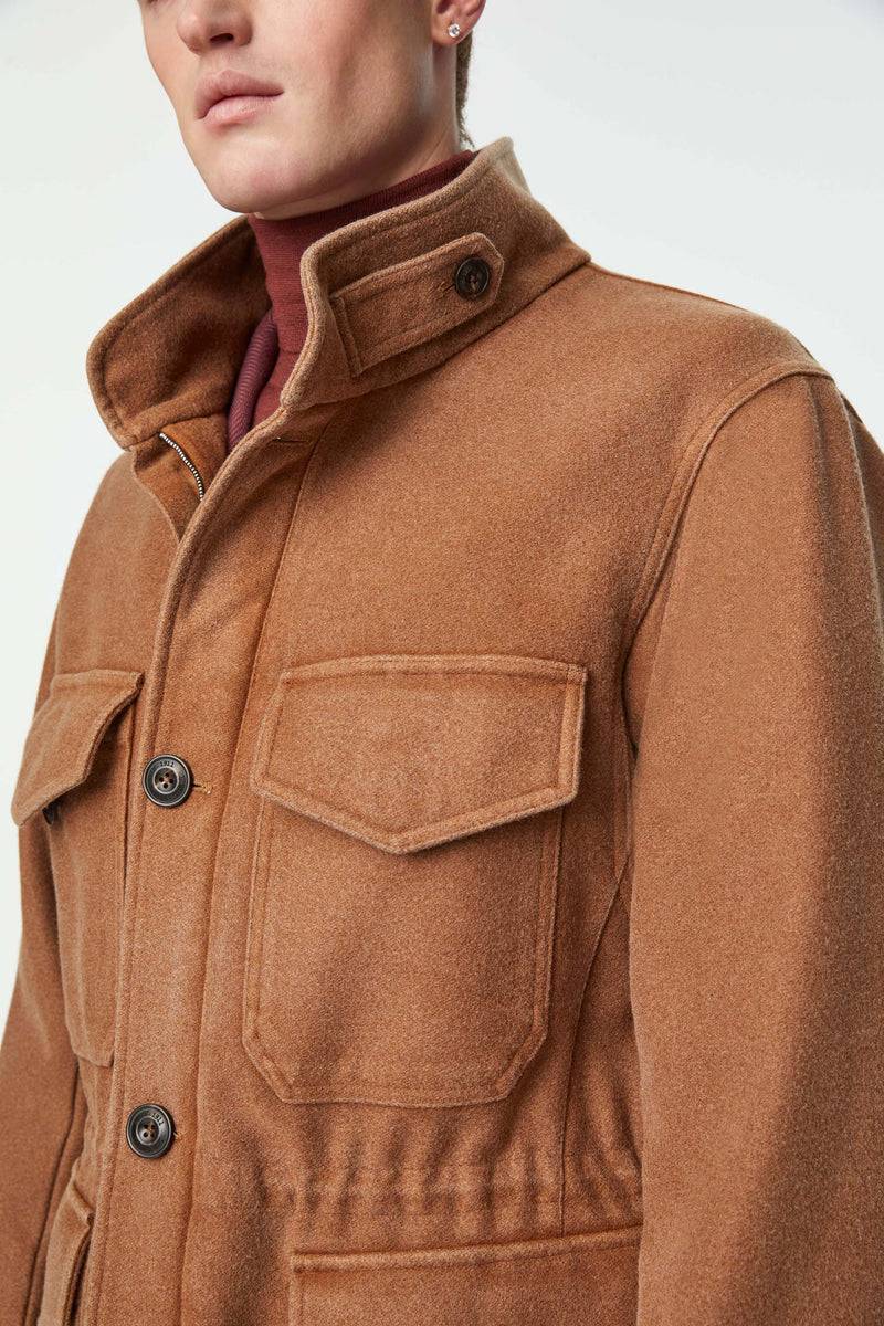Lubiam Field jacket tinto capo marrone bruciato Field jacket tinto capo marrone bruciato Pezzi Unici
