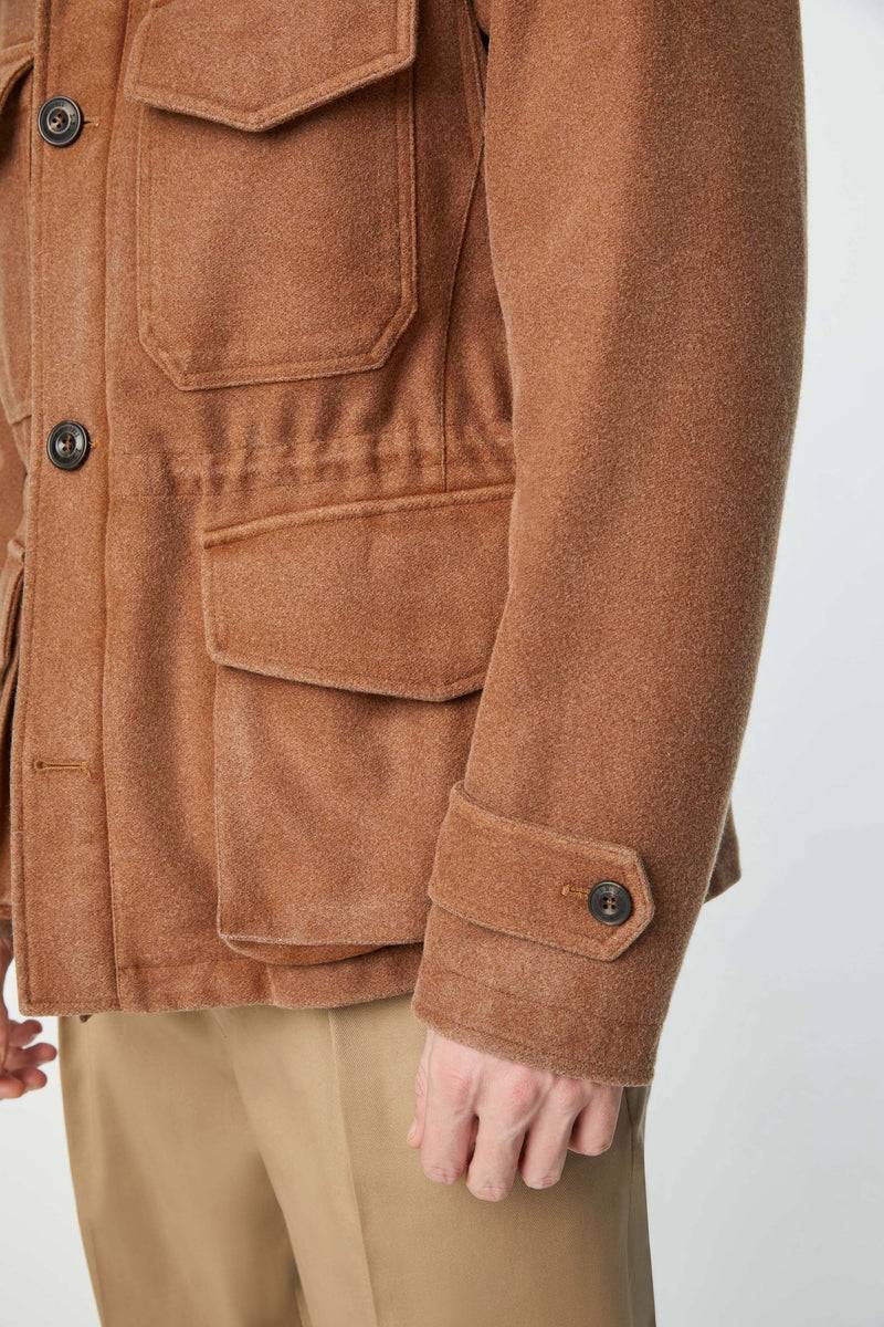 Lubiam Field jacket tinto capo marrone bruciato Field jacket tinto capo marrone bruciato Pezzi Unici