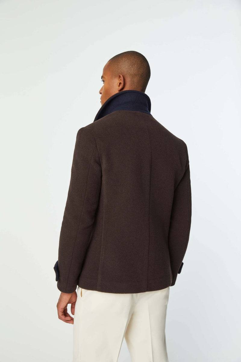 Lubiam Peacoat non trattato testa di moro Peacoat non trattato testa di moro Soddisfazione Garantita