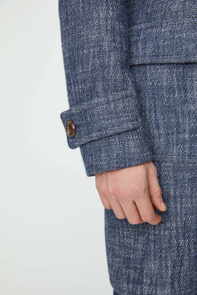 Lubiam Cappotto doppiopetto Sartorial Indigo Cappotto doppiopetto Sartorial Indigo Consegna Veloce