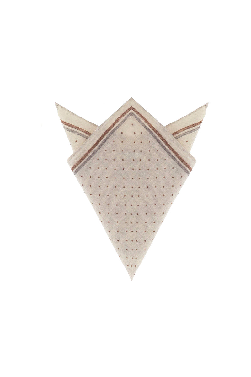 Lubiam Pochette beige fantasia micro-pois Pochette beige fantasia micro-pois Pezzi Unici