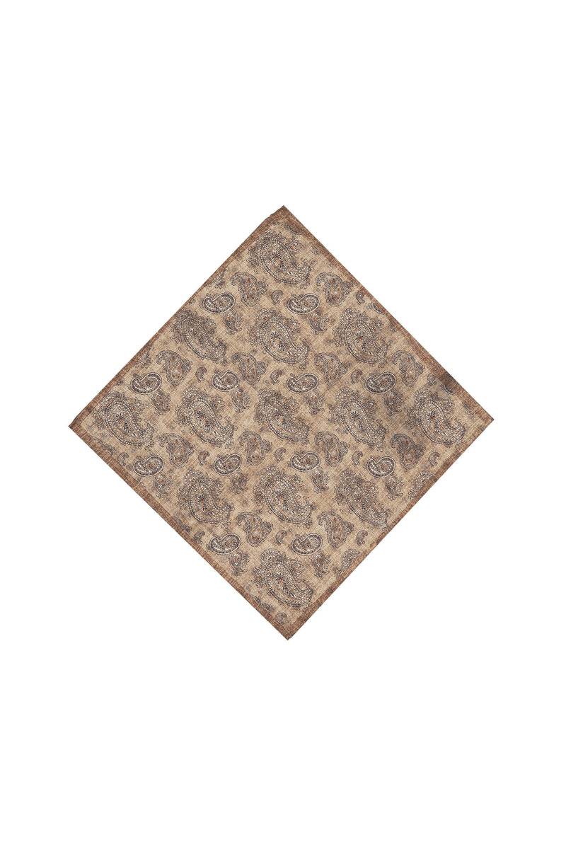 Lubiam Pochette in seta fantasia cashmere beige Pochette in seta fantasia cashmere beige Soddisfazione Garantita