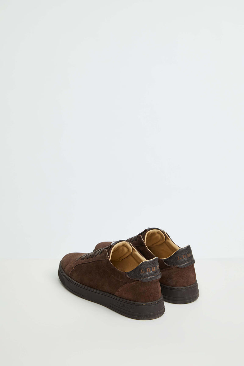 Lubiam Sneaker retro-tennis marrone Sneaker retro-tennis marrone Affare Del Giorno