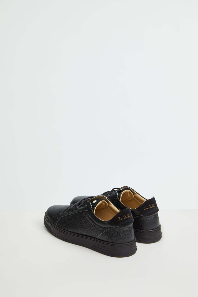 Lubiam Sneaker retro-tennis nero Sneaker retro-tennis nero Prezzo Ridotto