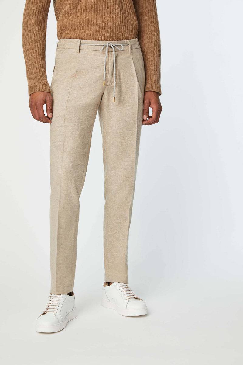 Lubiam Pantalone ED non trattato beige Pantalone ED non trattato beige Offerta