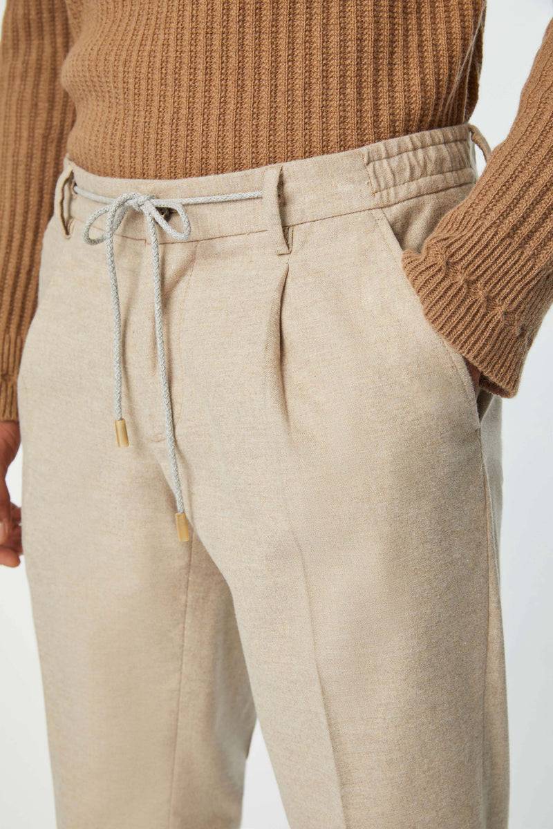 Lubiam Pantalone ED non trattato beige Pantalone ED non trattato beige Offerta