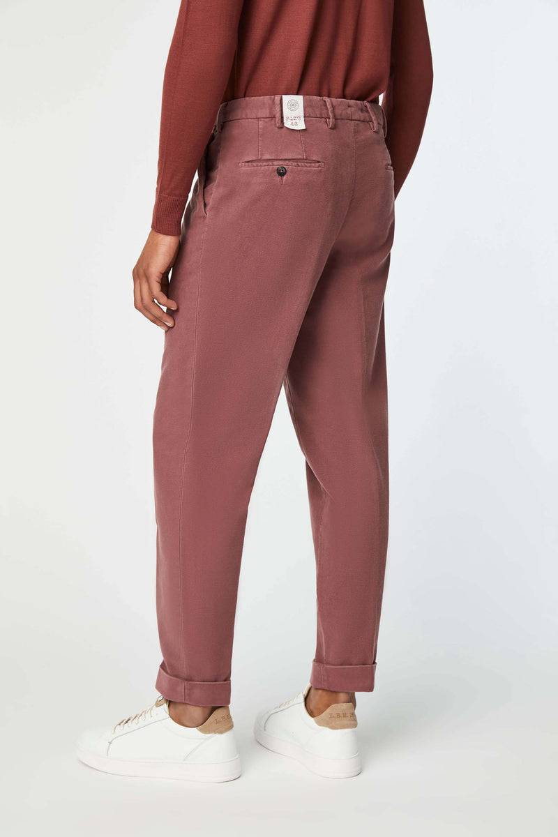 Lubiam Pantalone MILES tinto capo viola vinaccia Pantalone MILES tinto capo viola vinaccia Outlet