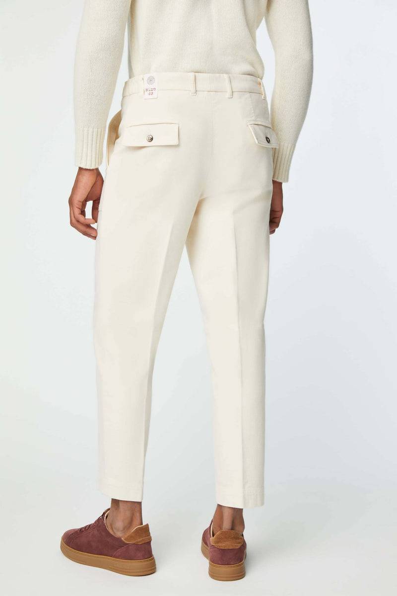 Lubiam Pantalone ANDY tinto capo bianco Pantalone ANDY tinto capo bianco Vendita Calda