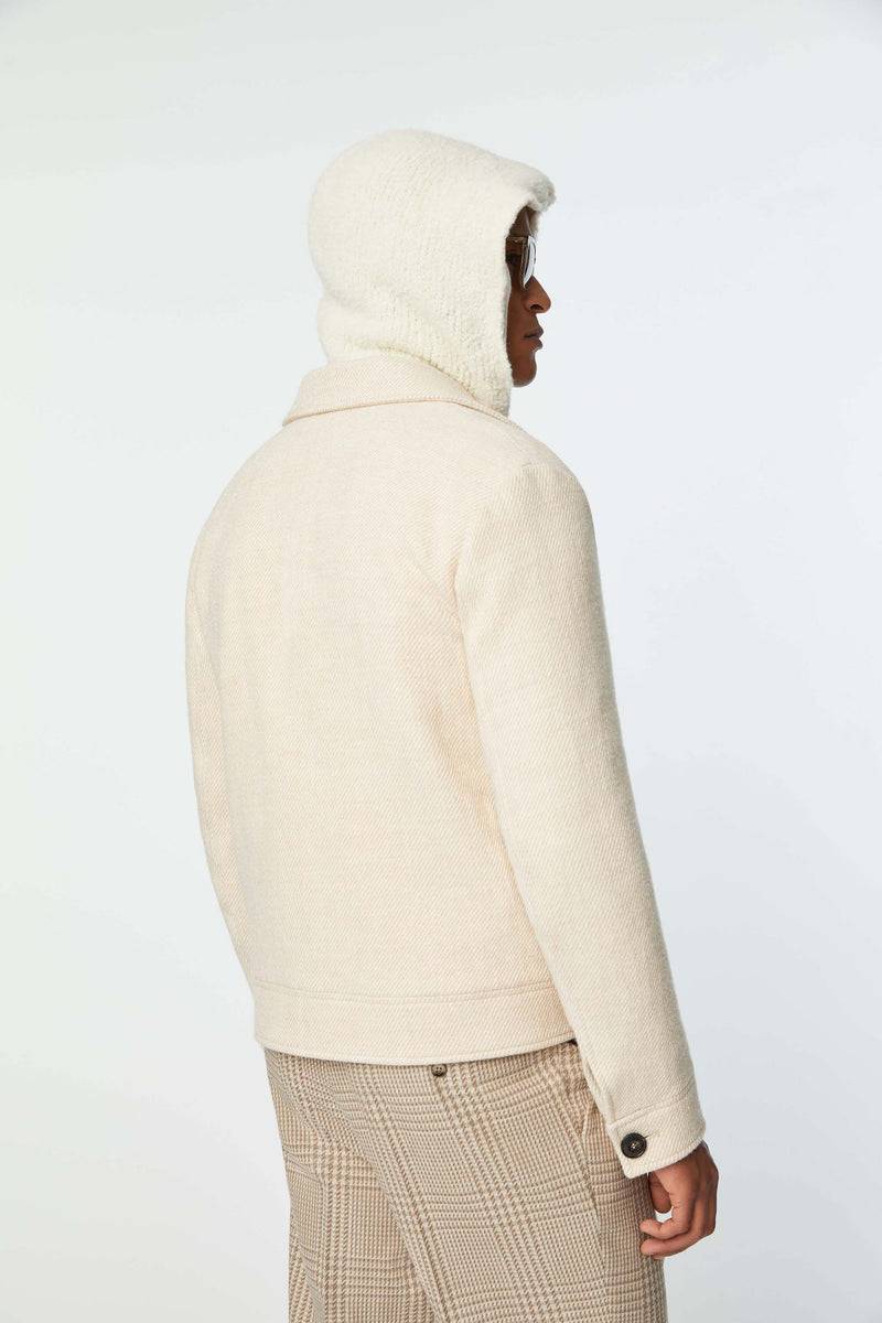 Lubiam Overjacket bianco avorio Overjacket bianco avorio Saldi Di Fabbrica