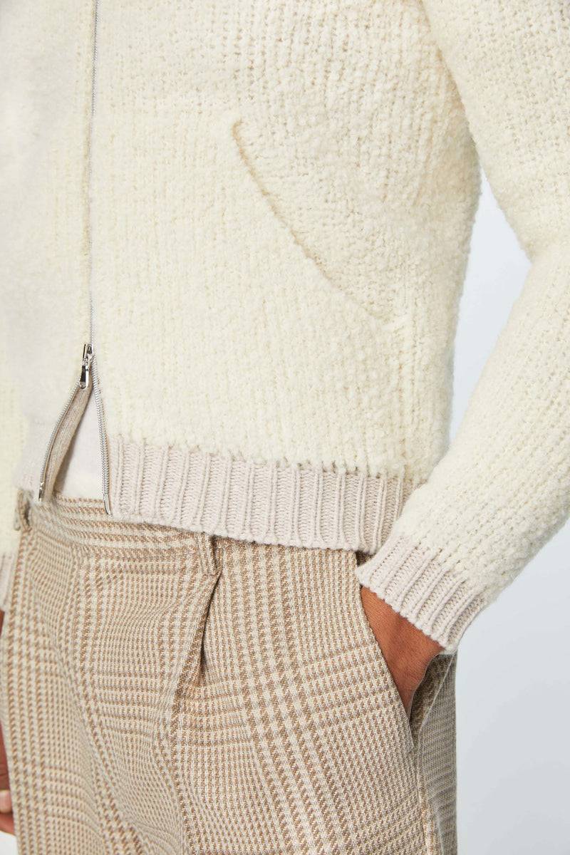 Lubiam Maglia con zip e con cappuccio avoiro Maglia con zip e con cappuccio avoiro Negozio