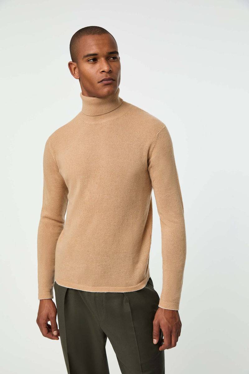 Lubiam Maglia dolcevita in cashmere beige Maglia dolcevita in cashmere beige Italy