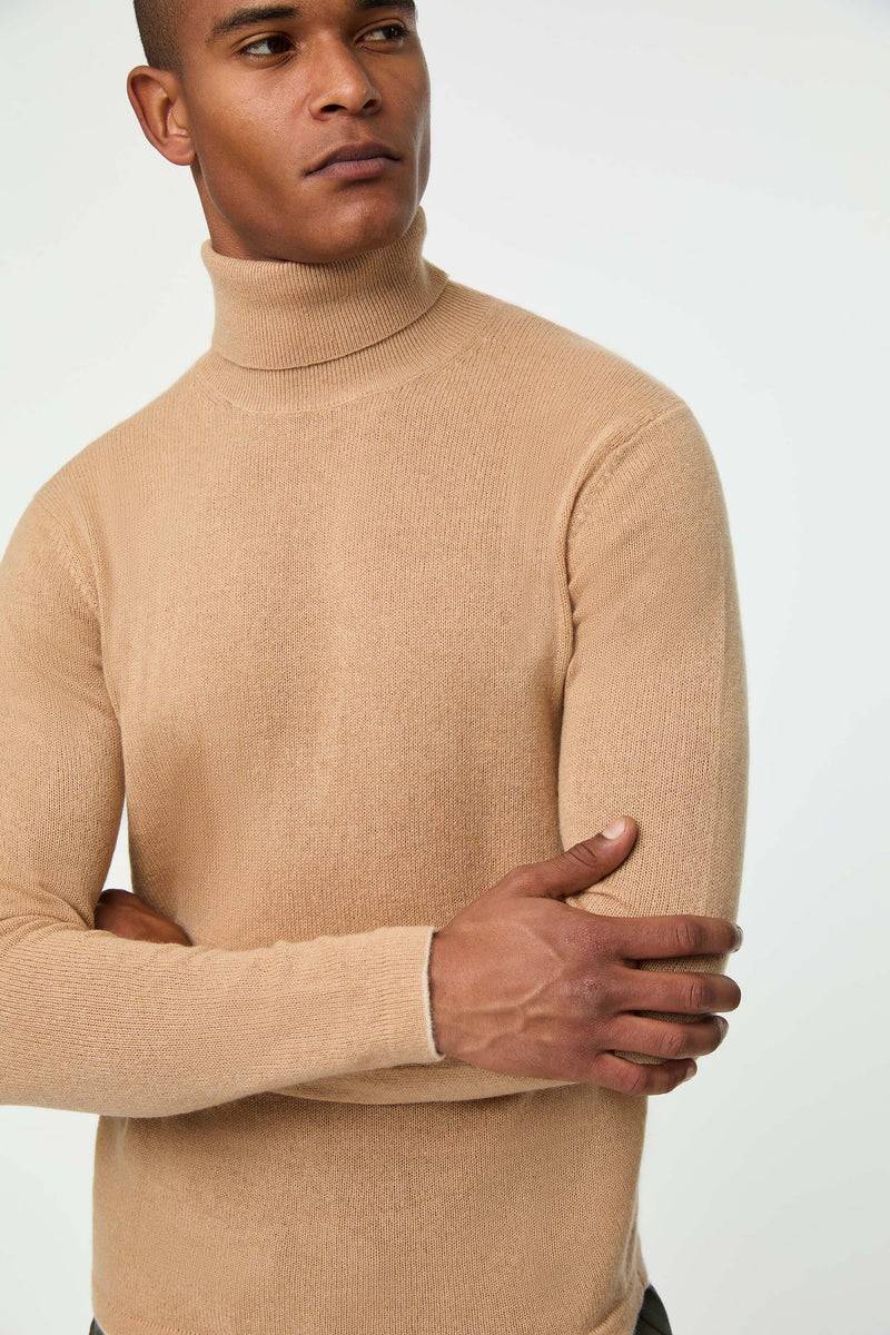 Lubiam Maglia dolcevita in cashmere beige Maglia dolcevita in cashmere beige Italy