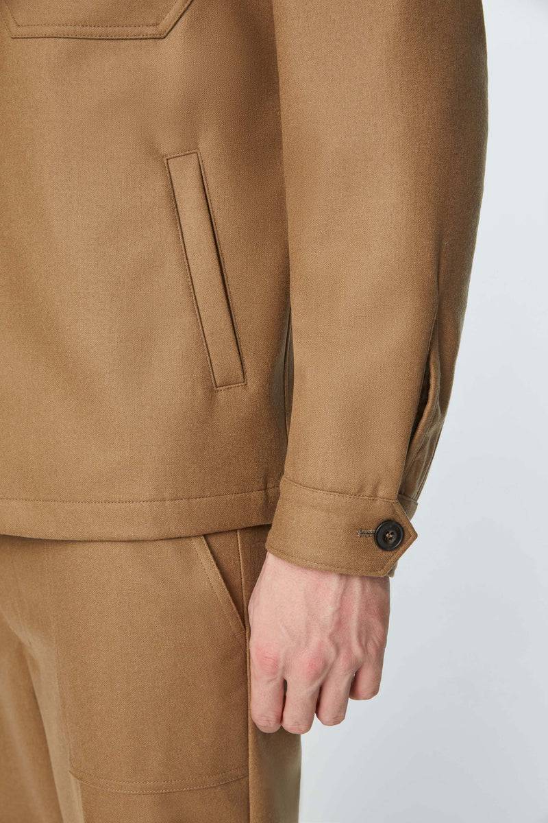 Lubiam Overshirt non trattato marrone Overshirt non trattato marrone Liquidazione