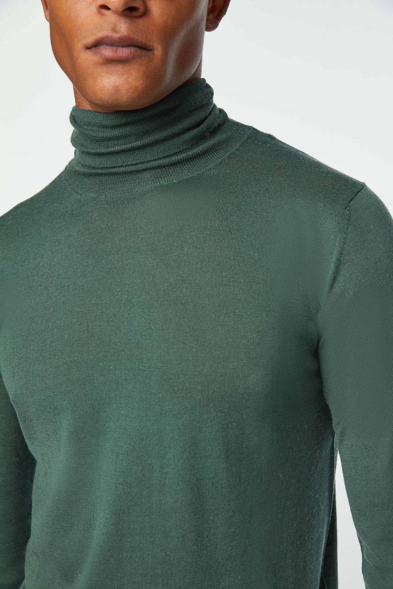Lubiam Maglia dolcevita verde bosco Maglia dolcevita verde bosco Spedizione Gratuita