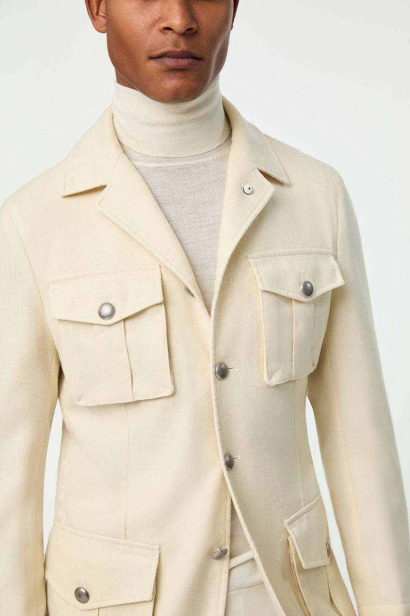 Lubiam Giacca SAHARA tinto capo bianco avorio Giacca SAHARA tinto capo bianco avorio Shopping Online