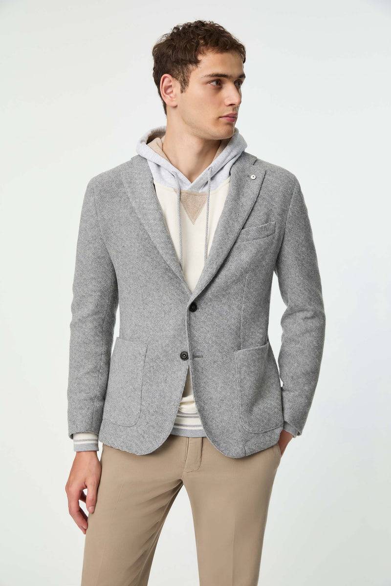 Lubiam Giacca PUNTO monopetto grigio chiaro Giacca PUNTO monopetto grigio chiaro I Più Venduti