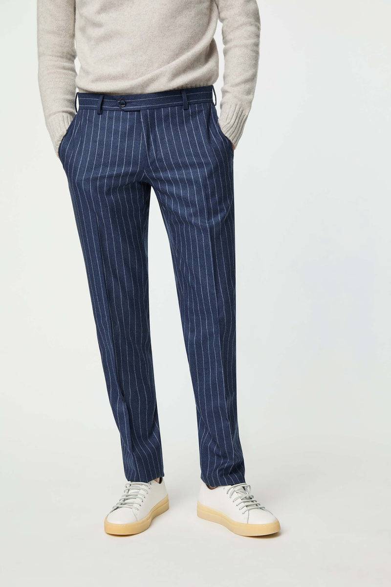 Lubiam Abito JAMES blu denim gessato Abito JAMES blu denim gessato Novità