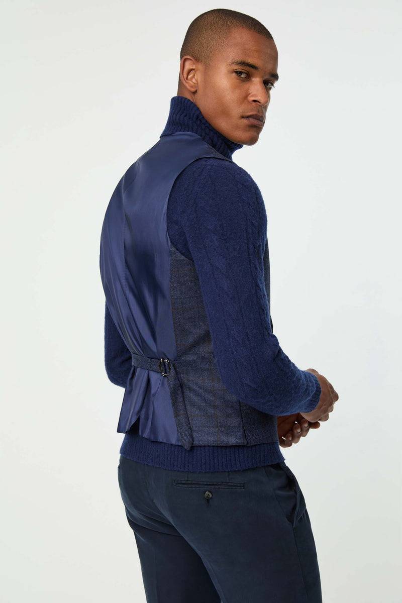 Lubiam Gilet OSCAR blu scuro Gilet OSCAR blu scuro In Linea
