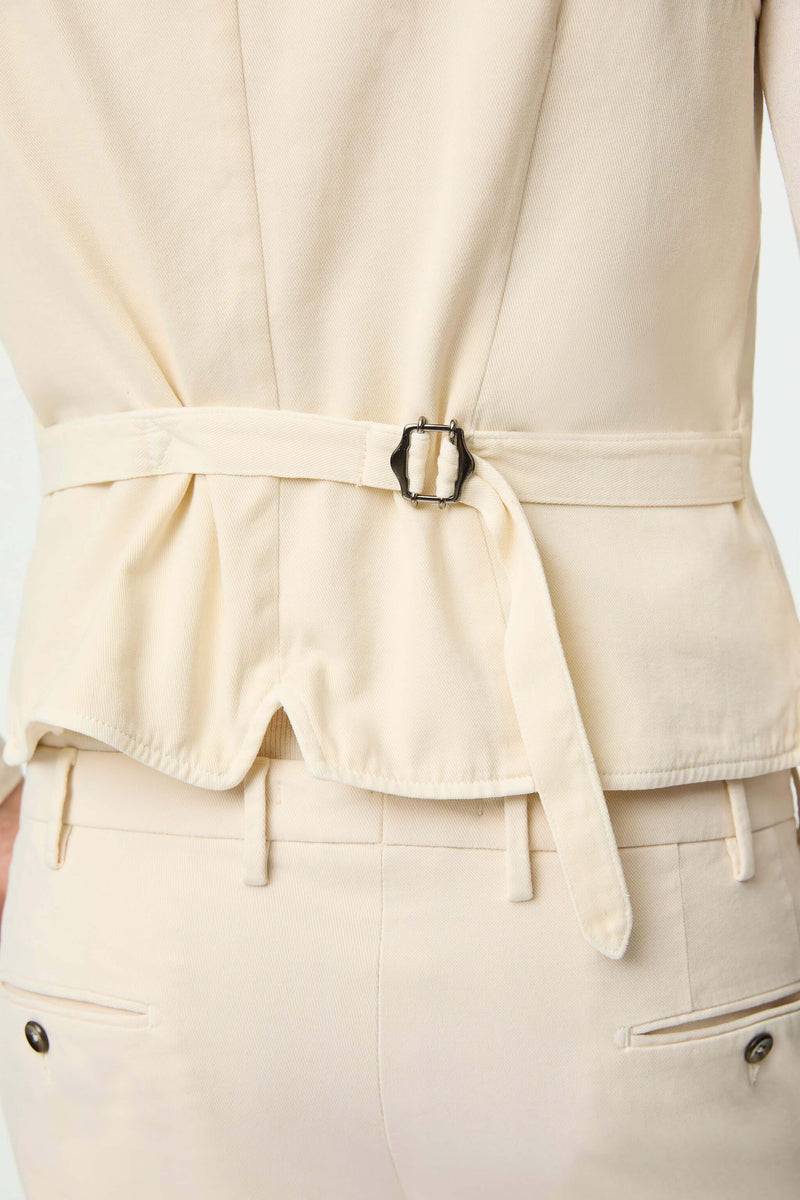 Lubiam Gilet OSCAR tinto capo bianco latte Gilet OSCAR tinto capo bianco latte Qualità