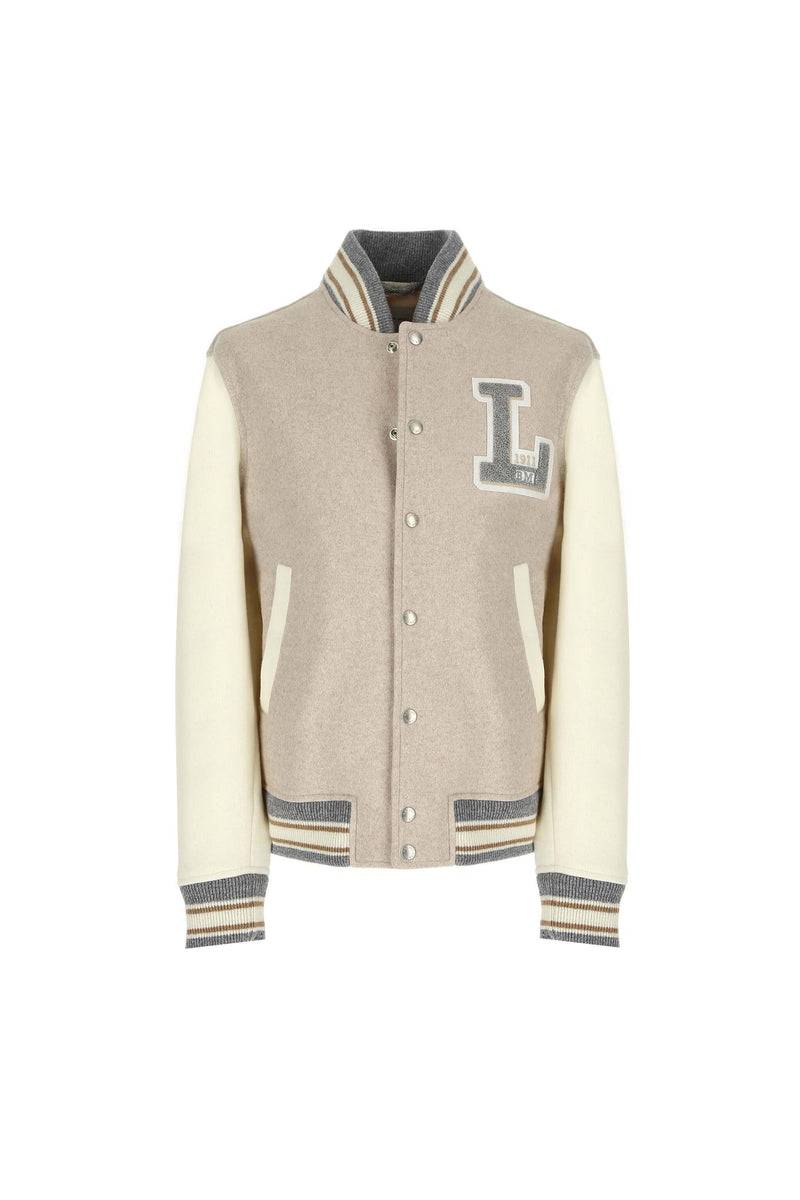 Lubiam Bomber stile college in jersey con patch Bomber stile college in jersey con patch Promozione