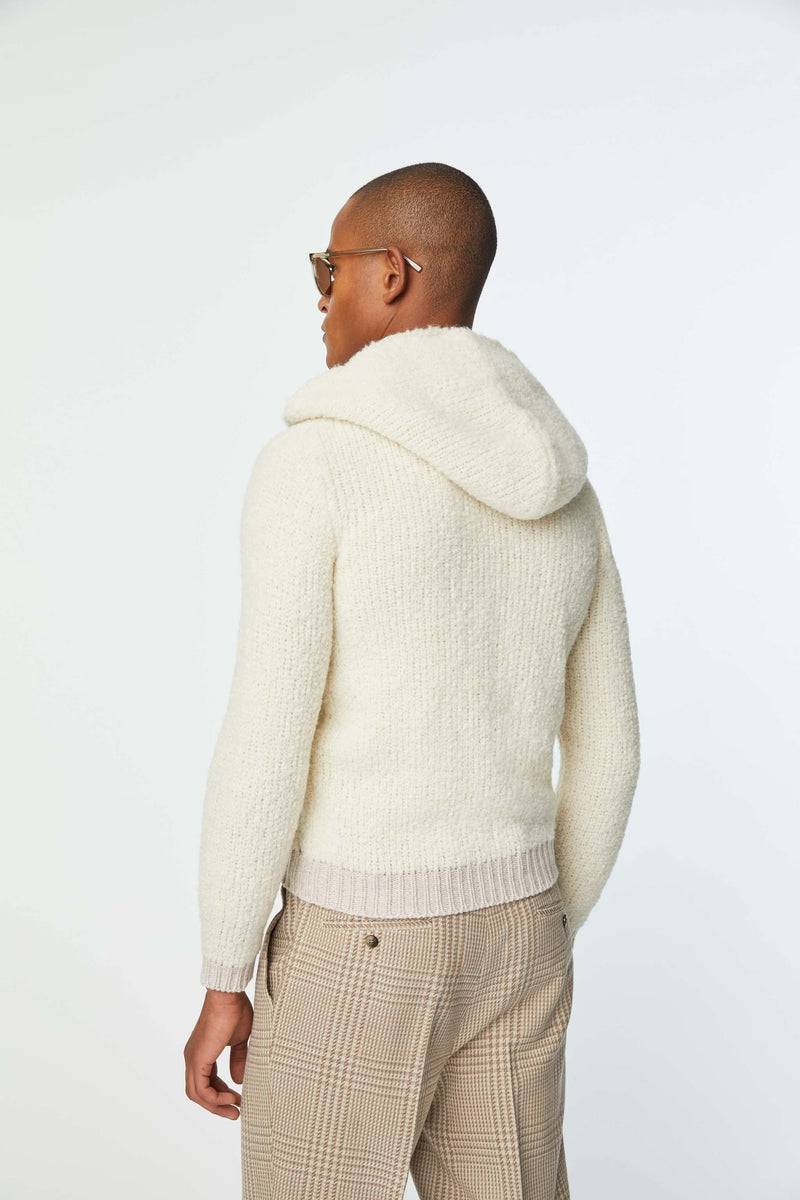 Lubiam Maglia con zip e con cappuccio avoiro Maglia con zip e con cappuccio avoiro 2025