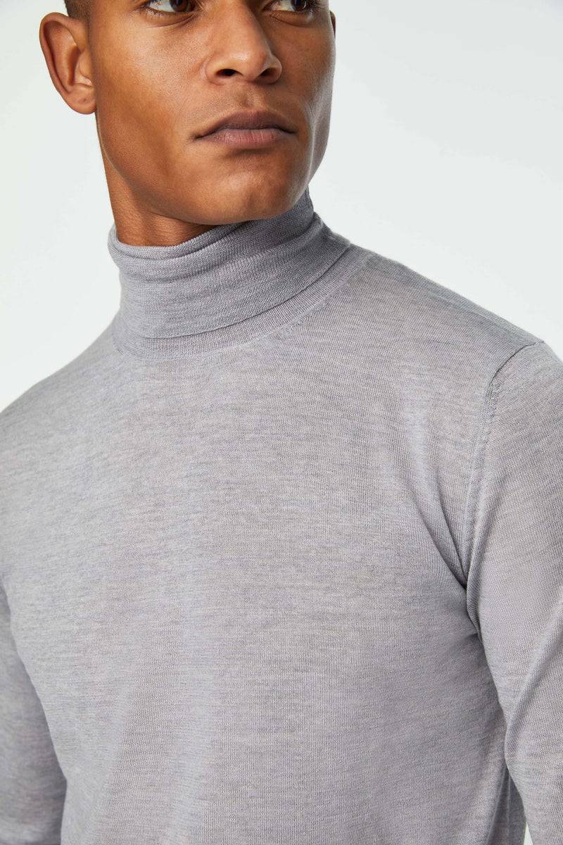 Lubiam Maglia dolcevita grigio ghiaccio Maglia dolcevita grigio ghiaccio Shopping Online