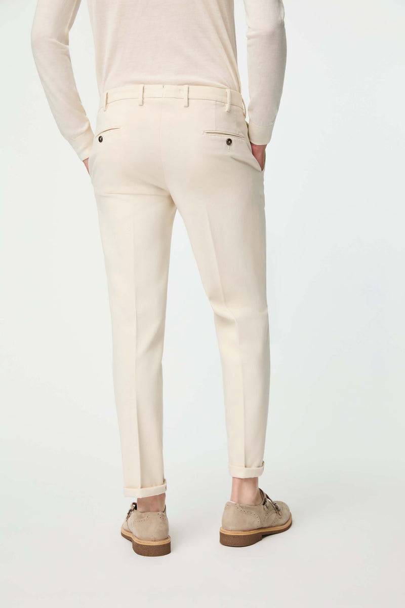 Lubiam Pantalone ELTON tinto capo bianco avorio Pantalone ELTON tinto capo bianco avorio Vendita Economica