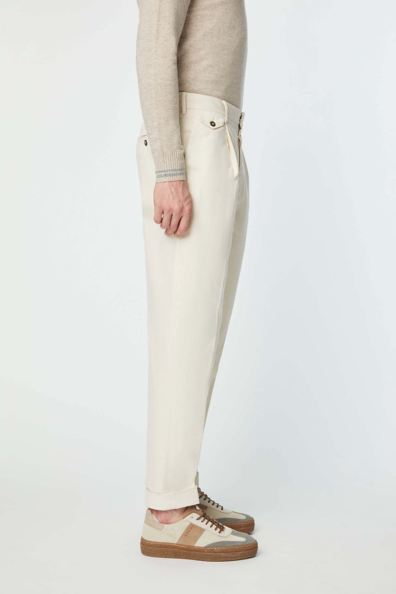 Lubiam Pantalone MILES tinto capo bianco Pantalone MILES tinto capo bianco In Saldo