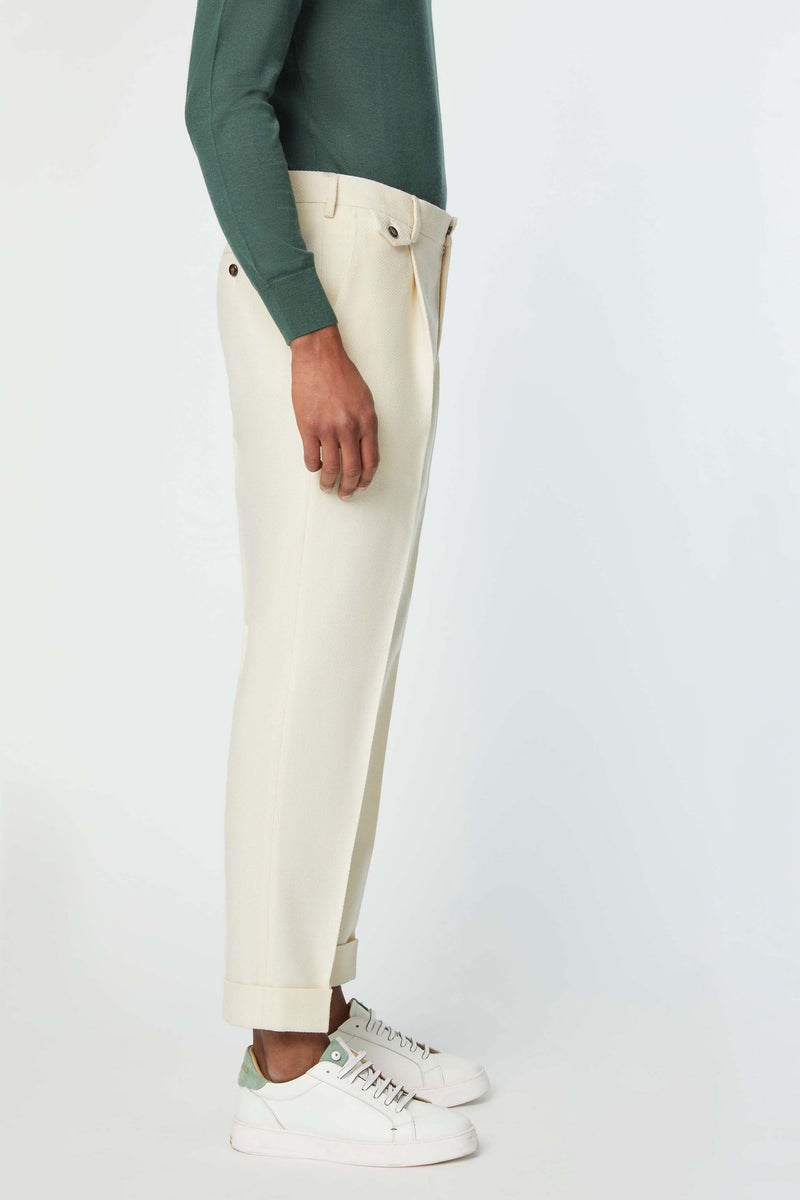 Lubiam Pantalone MILES bianco avorio Pantalone MILES bianco avorio Italy