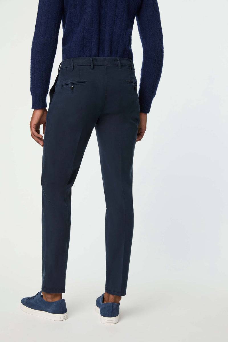 Lubiam Pantalone RAY tinto capo blu notte Pantalone RAY tinto capo blu notte Promozione