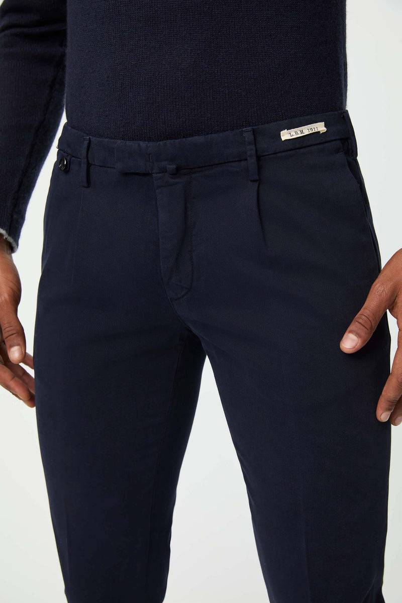 Lubiam Pantalone OZZY tinto capo blu Pantalone OZZY tinto capo blu Spedizione Gratuita