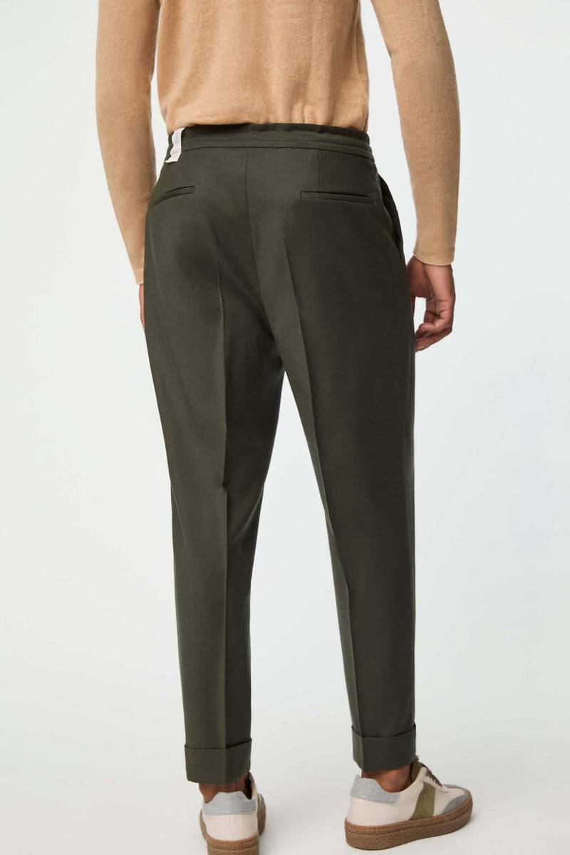Lubiam Pantalone LESTER verde camo Pantalone LESTER verde camo Acquista Ora
