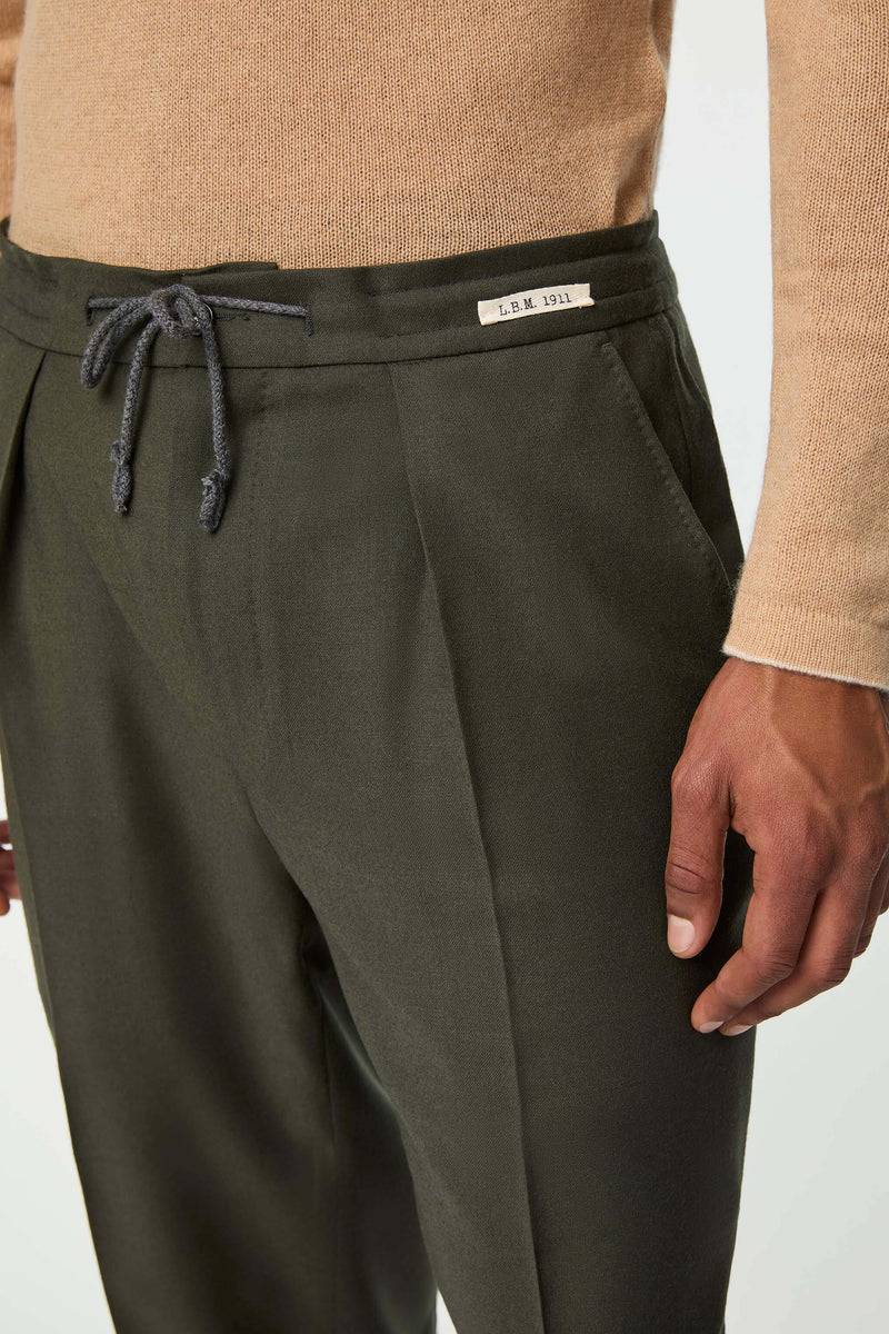 Lubiam Pantalone LESTER verde camo Pantalone LESTER verde camo Acquista Ora