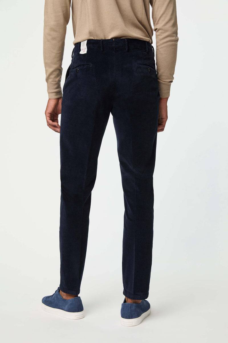 Lubiam Pantalone ELTON tinto capo blu notte Pantalone ELTON tinto capo blu notte Shopping Online