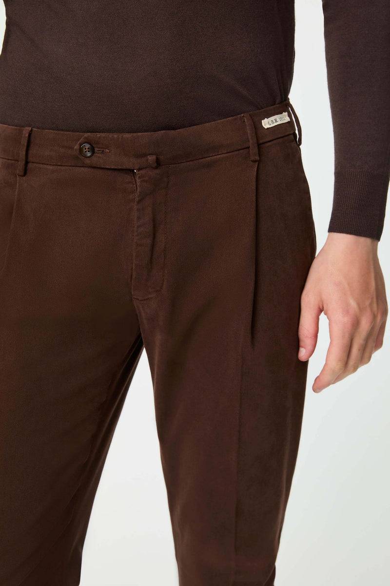 Lubiam Pantalone MUDDY tinto capo marrone Pantalone MUDDY tinto capo marrone Novità
