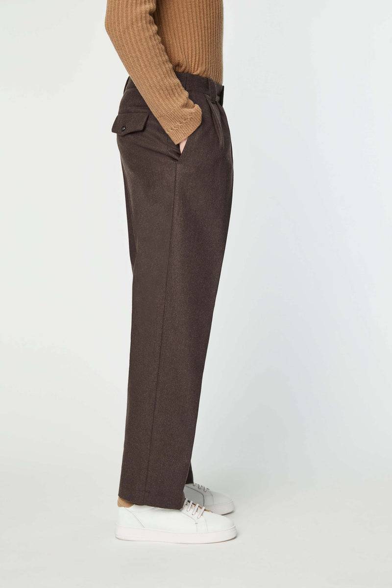 Lubiam Pantalone MARK non trattato marrone Pantalone MARK non trattato marrone Presa