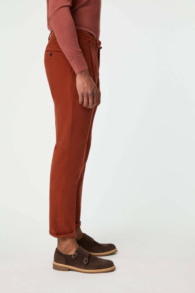 Lubiam Pantalone MUDDY tinto capo ruggine Pantalone MUDDY tinto capo ruggine Economico