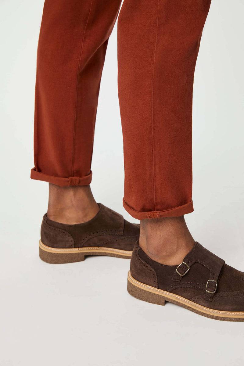Lubiam Pantalone MUDDY tinto capo ruggine Pantalone MUDDY tinto capo ruggine Economico
