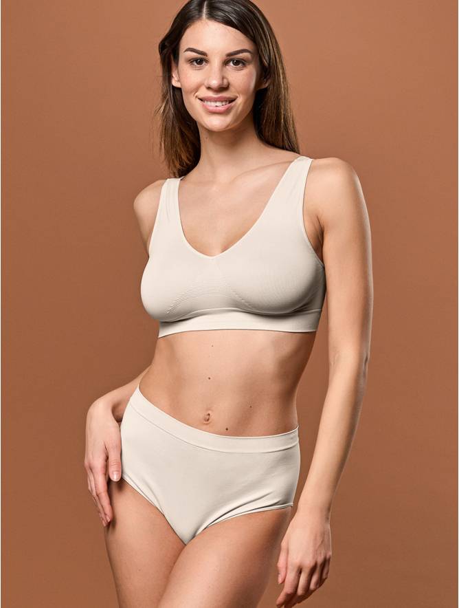 Luigi di Focenza SLIP DONNA MIDI IVORY Qualità Garantita