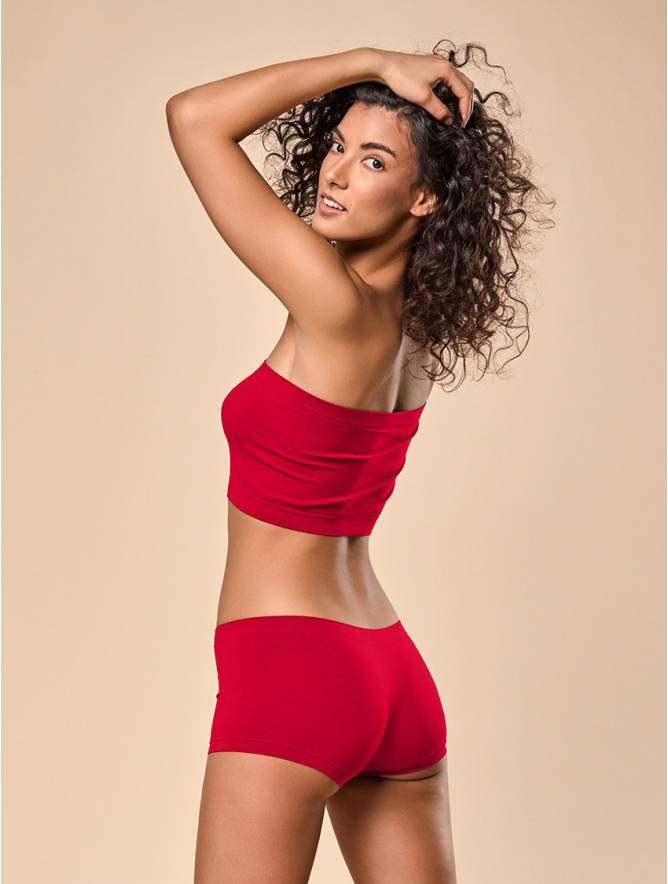 Luigi di Focenza SHORTY DONNA CLASSIC ROSSO Vendita Calda