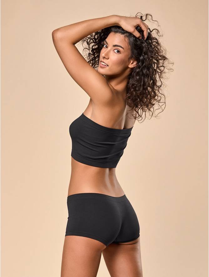Luigi di Focenza SHORTY DONNA CLASSIC NERO In Saldo