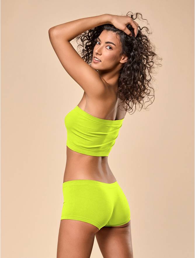 Luigi di Focenza SHORTY DONNA CLASSIC GIALLO FLUO' Italia