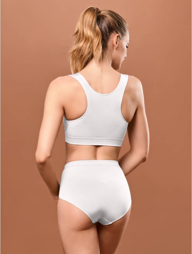 Luigi di Focenza SLIP DONNA BEAUTY SHAPING BIANCO Nuovo