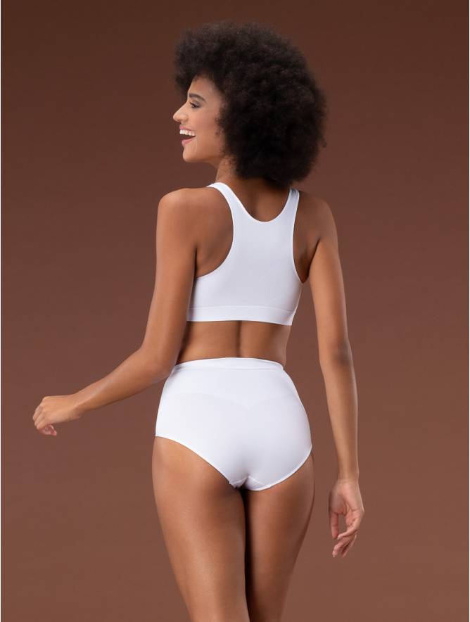 Luigi di Focenza SLIP DONNA BEAUTY SHAPING BIANCO Nuovo