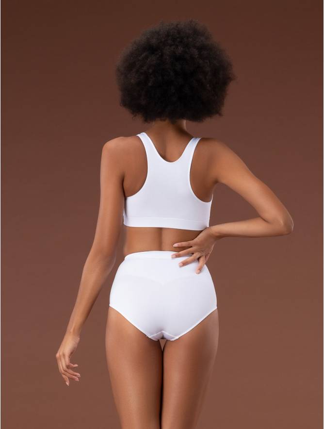 Luigi di Focenza SLIP DONNA BEAUTY SHAPING BIANCO Nuovo